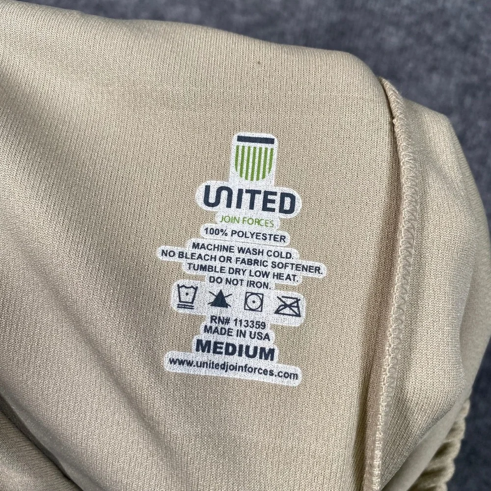 United Join Forces Men Sand Tan Thermal Pants Base‎ Layer Leggings Medium USA